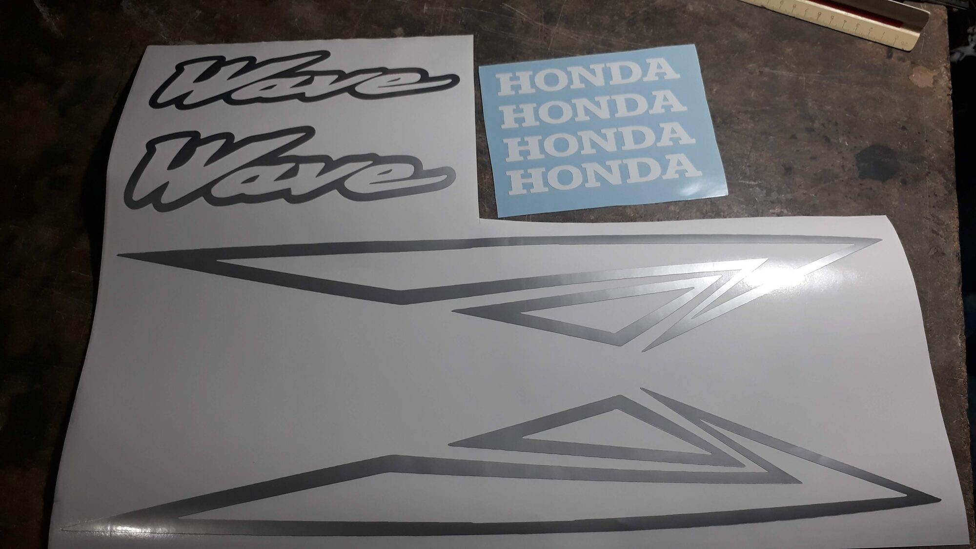 Vinilos de corte para moto Honda Wave