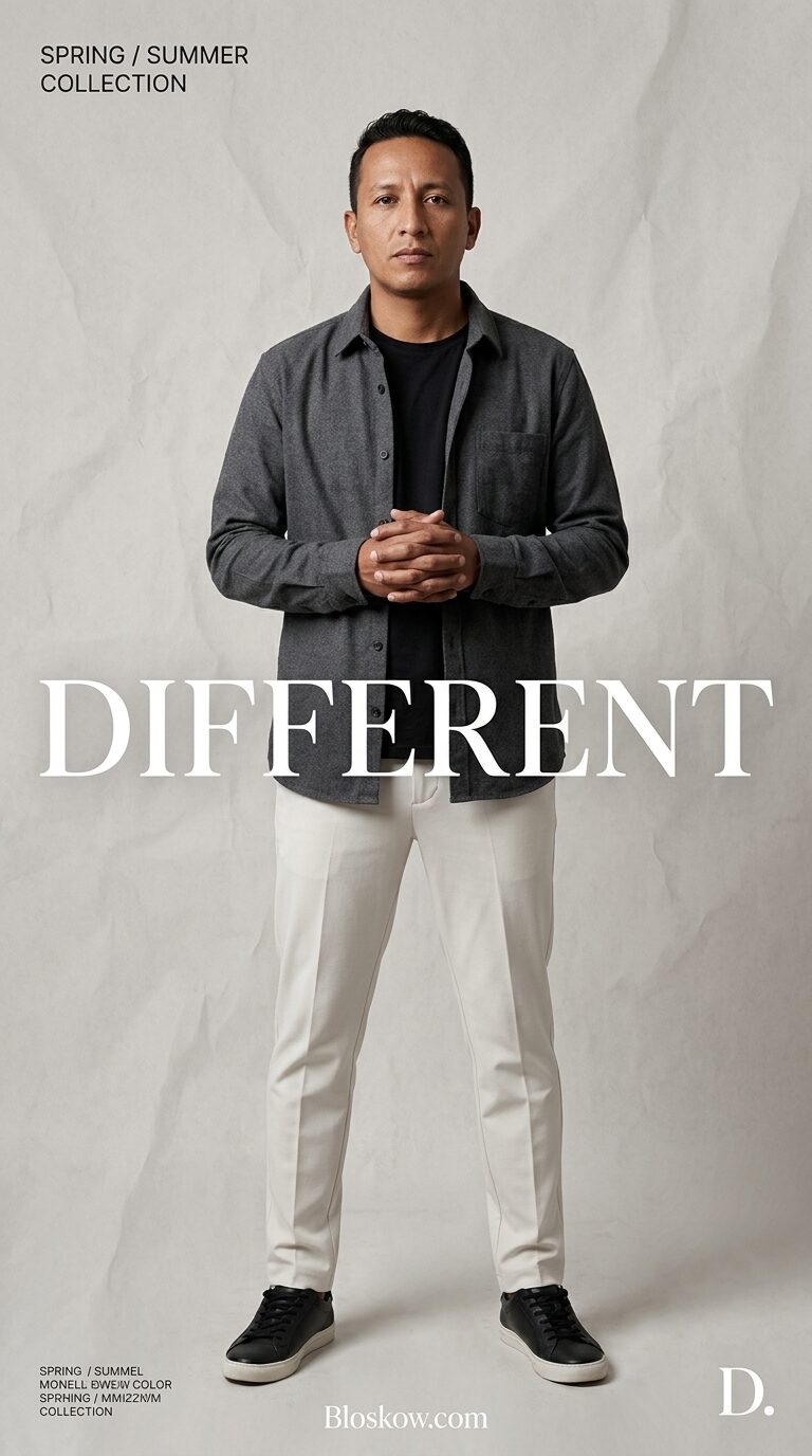 Editorial fashion magazine cover portrait